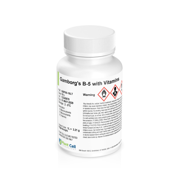 PCT Gamborg’s B-5 Basal Salts - Modification 5 — GBP05 GBP05 in Nepal
