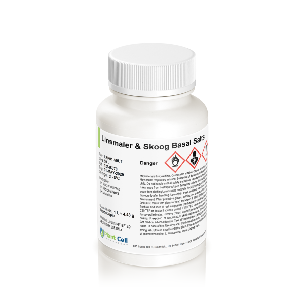 PCT Linsmaier & Skoog (LS) Basal Salts — LSP01 LSP01 in Nepal