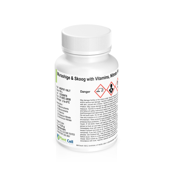 PCT Murashige & Skoog (MS) Basal Salts - Modification 7 — MSP07 MSP07 in Nepal