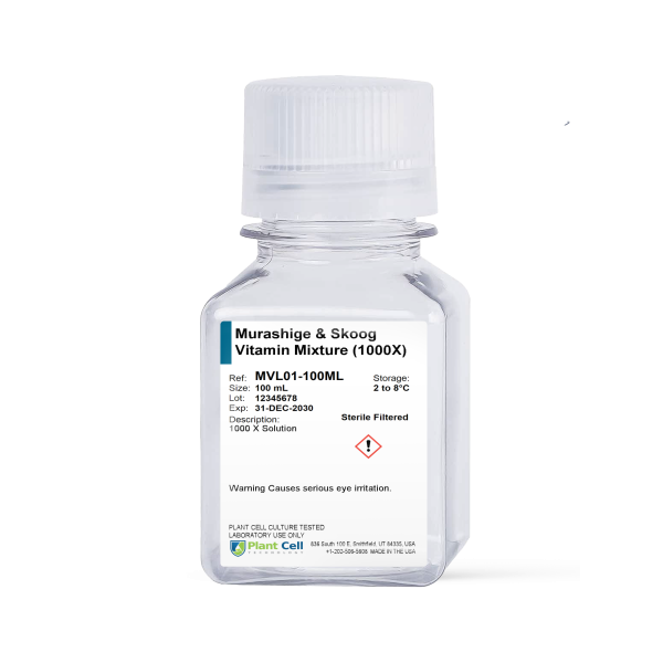 PCT Murashige & Skoog Vitamin Mixture 1000X — MVL01 MVL01 in Nepal